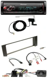 Pioneer Bluetooth DAB USB Lenkrad Autoradio für Audi A4 00-09 ISO Fakra teilakti