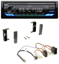JVC Bluetooth DAB USB MP3 Autoradio für Audi TT (1998-2006) - ISO