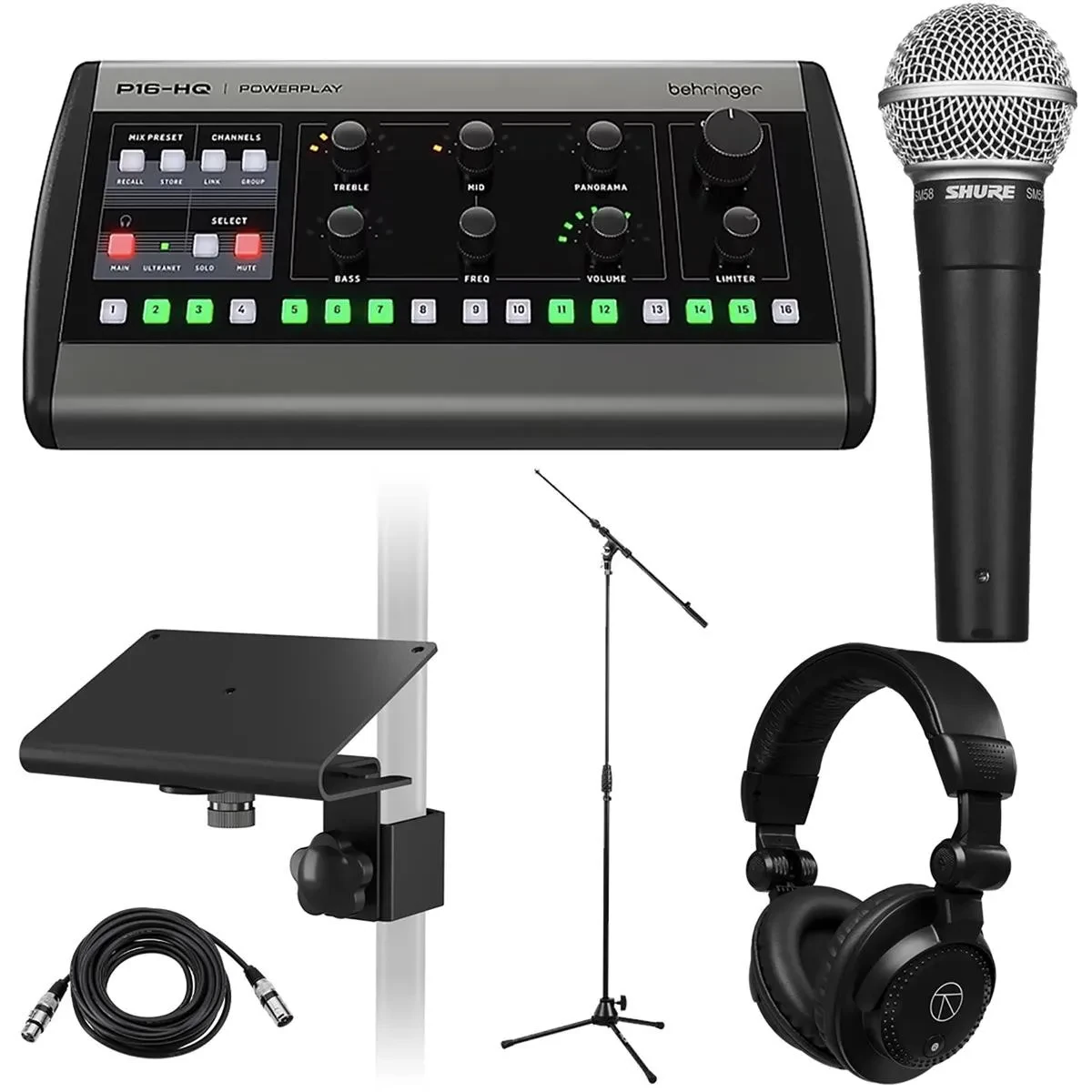 Персональный микшер Behringer P16-HQ Powerplay 16-канальный (набор)