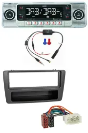 Dietz DAB USB MP3 Bluetooth Autoradio für Honda Civic 01-03 man. Klima anthrazit