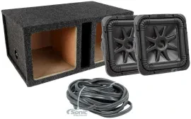 Kicker 44L7S104 Solo-Baric L7 Series 10" Dual 4-Ohm Subwoofer