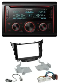 Автомагнитола для Hyundai i30 Pioneer 2 DIN DAB CD Bluetooth USB MP3