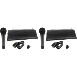 Микрофон проводной Audio-technica ATM510 Black (пара)