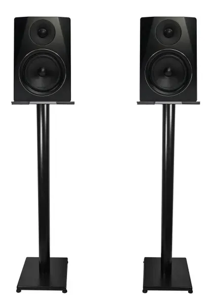 Pair Rockville APM6B 6.5" 350W Powered USB Studio Monitor Speakers+37" Stands