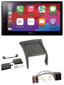 Pioneer DAB USB MP3 Bluetooth 2DIN Autoradio für Fiat Ducato (2002-2006)