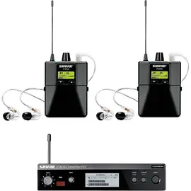 Микрофонная система персонального мониторинга Shure PSM 300 Twin Pack Pro Band J13