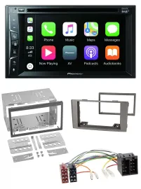 Pioneer MP3 USB DVD Bluetooth DAB 2DIN Autoradio für Iveco Daily 2006-2014 silbe