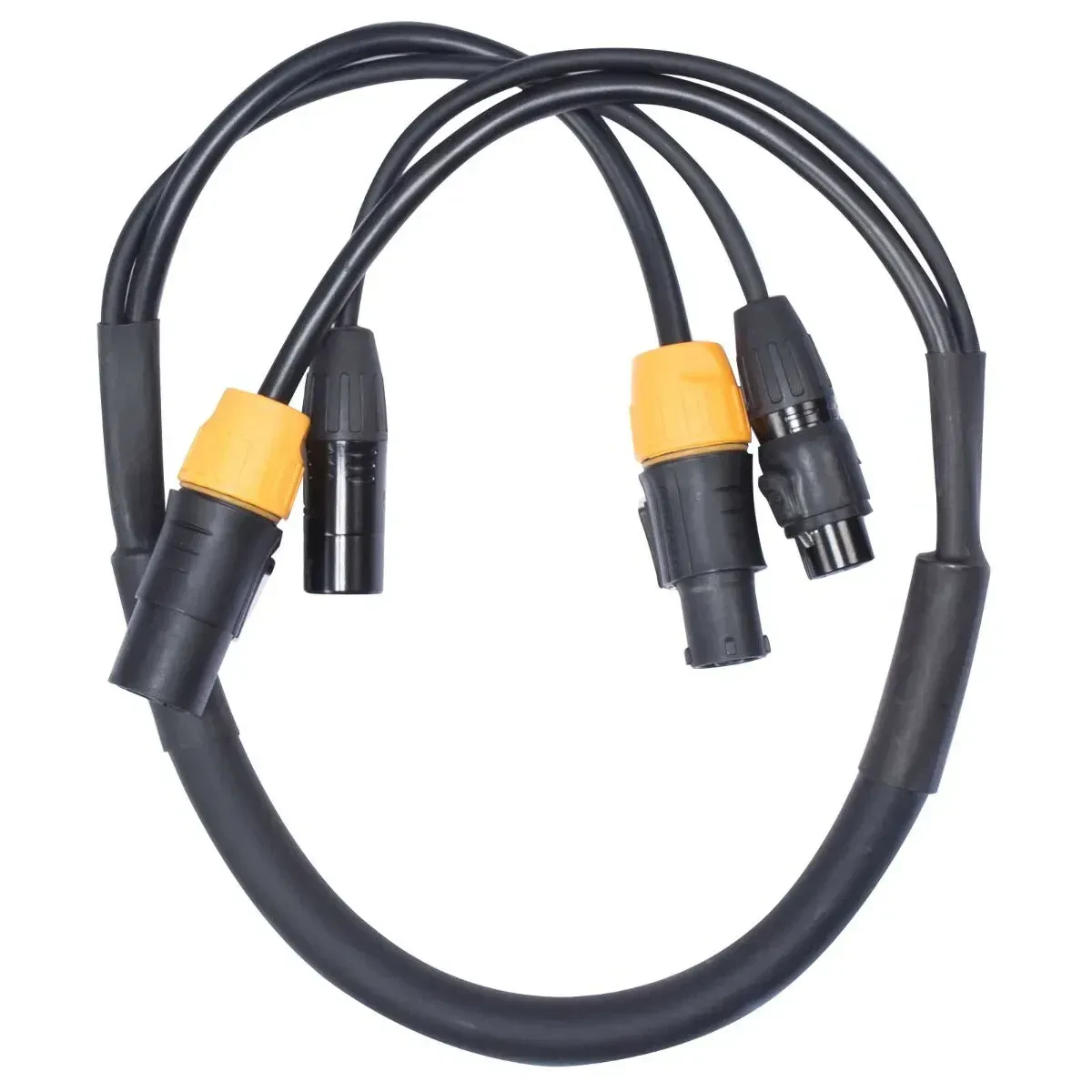 Сетевой кабель American DJ AC3PTRUE3 Combo Black 1 м