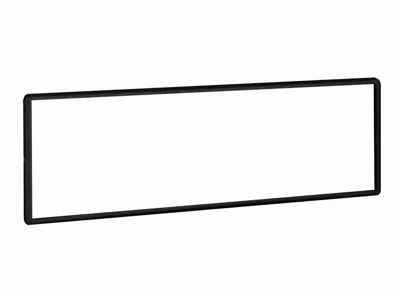 Metra Kit 87-30-0125 Universal Metal DIN Trim - 1/8 Inch Border