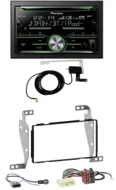 Автомагнитола для Nissan Juke (2010–2014) Pioneer CD, USB, MP3, Bluetooth, 2DIN, DAB