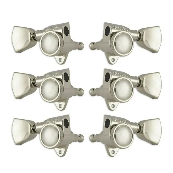 Колки гитарные Grover 502NK Nickel (6 штук)