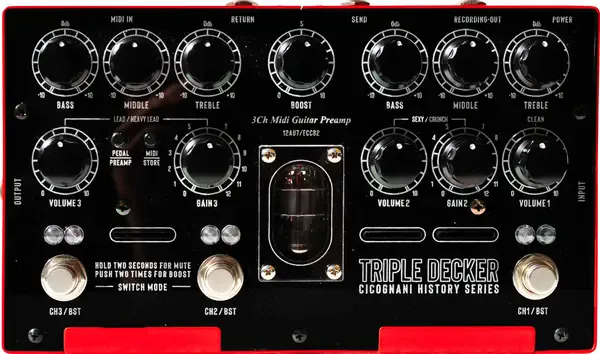 Напольный предусилитель для электрогитары Cicognani Engineering Triple Decker
