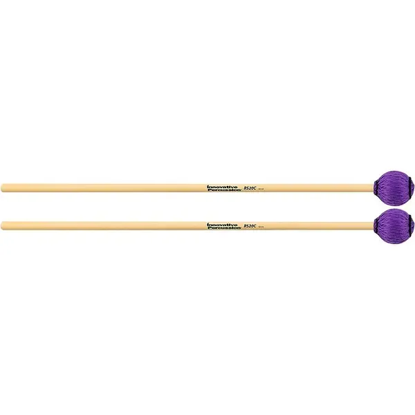 Палочки для виброфона/маримбы Innovative Percussion Rattan Marimba/Vibraphone Mallets Medium Purple Cord