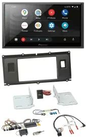 Pioneer USB 2DIN DAB Lenkrad Bluetooth Autoradio für Land Rover Evoque 2011-2013