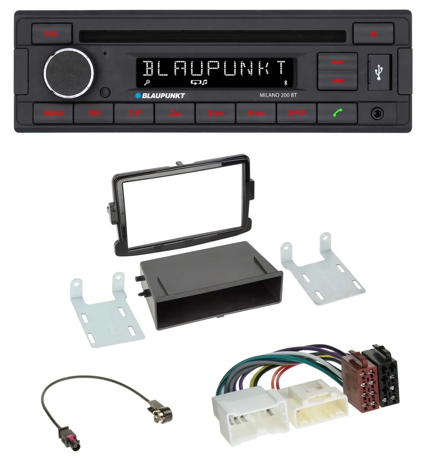 Blaupunkt MP3 USB CD Bluetooth AUX Autoradio für Dacia Lodgy Sandero Opel Vivaro