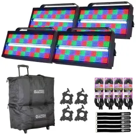 ADJ Jolt Panel FX SMD LED Versatile Event Light Effect Fixture 4 Pack