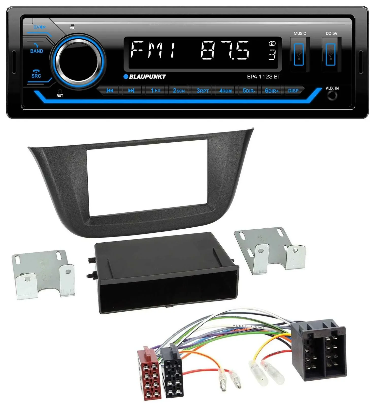 Blaupunkt MP3 Bluetooth USB AUX Autoradio für Iveco Daily (ab 2014)