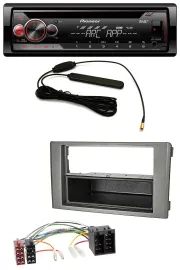 Pioneer CD USB AUX DAB MP3 Autoradio für Iveco Daily (06-14) dunkelgrau