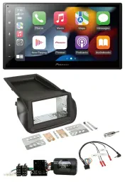 Pioneer DAB Bluetooth 2DIN USB Lenkrad Autoradio für Citroen Nemo Fiat Fiorino P