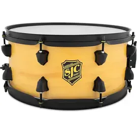 Малый барабан SJC Drums Pathfinder Maple Mahogany 14x6.5 Cyber Yellow Satin