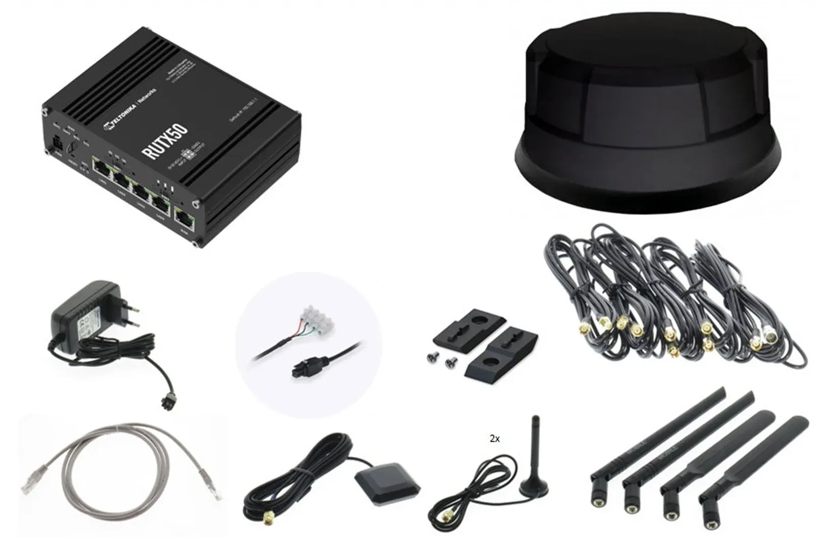 Dietz 5G WLAN Router Teltonika RUTX50B LGMDM4B-6-60-24-58 schwarz 50 cm TEL-RUTX