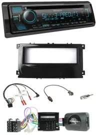 Kenwood Bluetooth USB CD Lenkrad DAB Autoradio für Ford Mondeo S-Max Can-Bus 07-