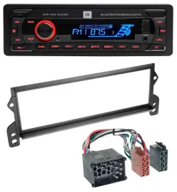 JBL AUX MP3 USB Bluetooth SD Autoradio für Mini (bis 2002, Rundpin)