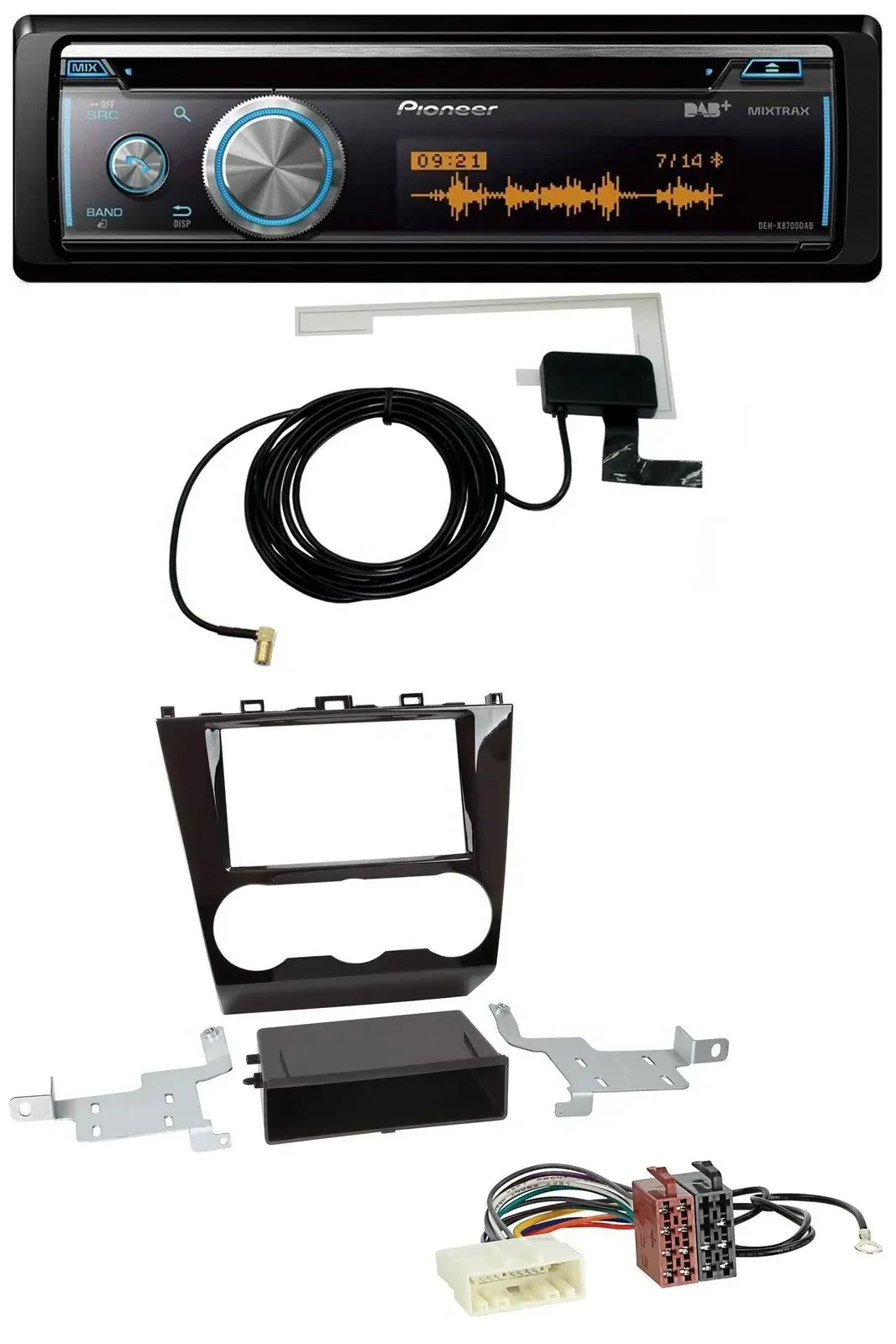 Автомагнитола для Subaru Forester SJ (с 2015) Pioneer Bluetooth, DAB, MP3, USB, CD