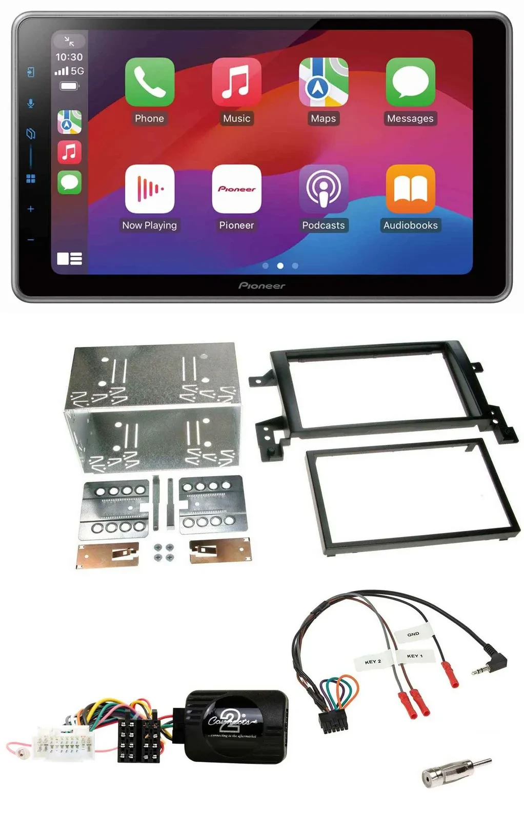 Pioneer Lenkrad USB DAB Bluetooth 2DIN Autoradio für Suzuki Grand Vitara 2005-20