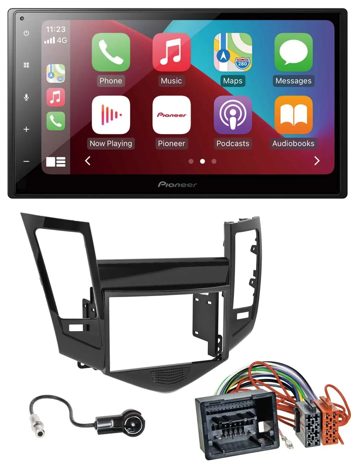 Pioneer USB MP3 DAB 2DIN Bluetooth Autoradio für Chevrolet Cruze ab 2009