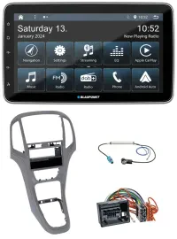 Blaupunkt USB DAB SD MP3 Bluetooth Autoradio für Opel Astra J ab 2009 Titan grau