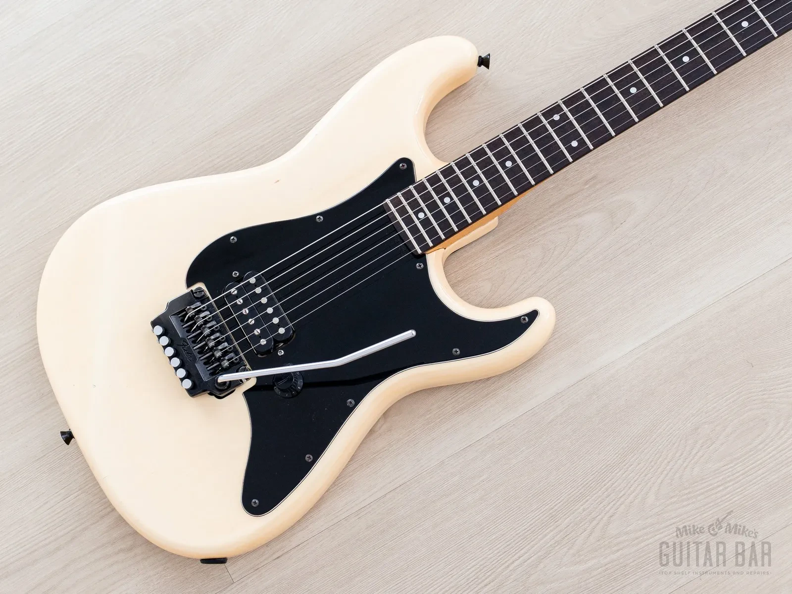 1985 Fender Boxer Series Stratocaster SF-451 Snow White w/ Locking Tremolo