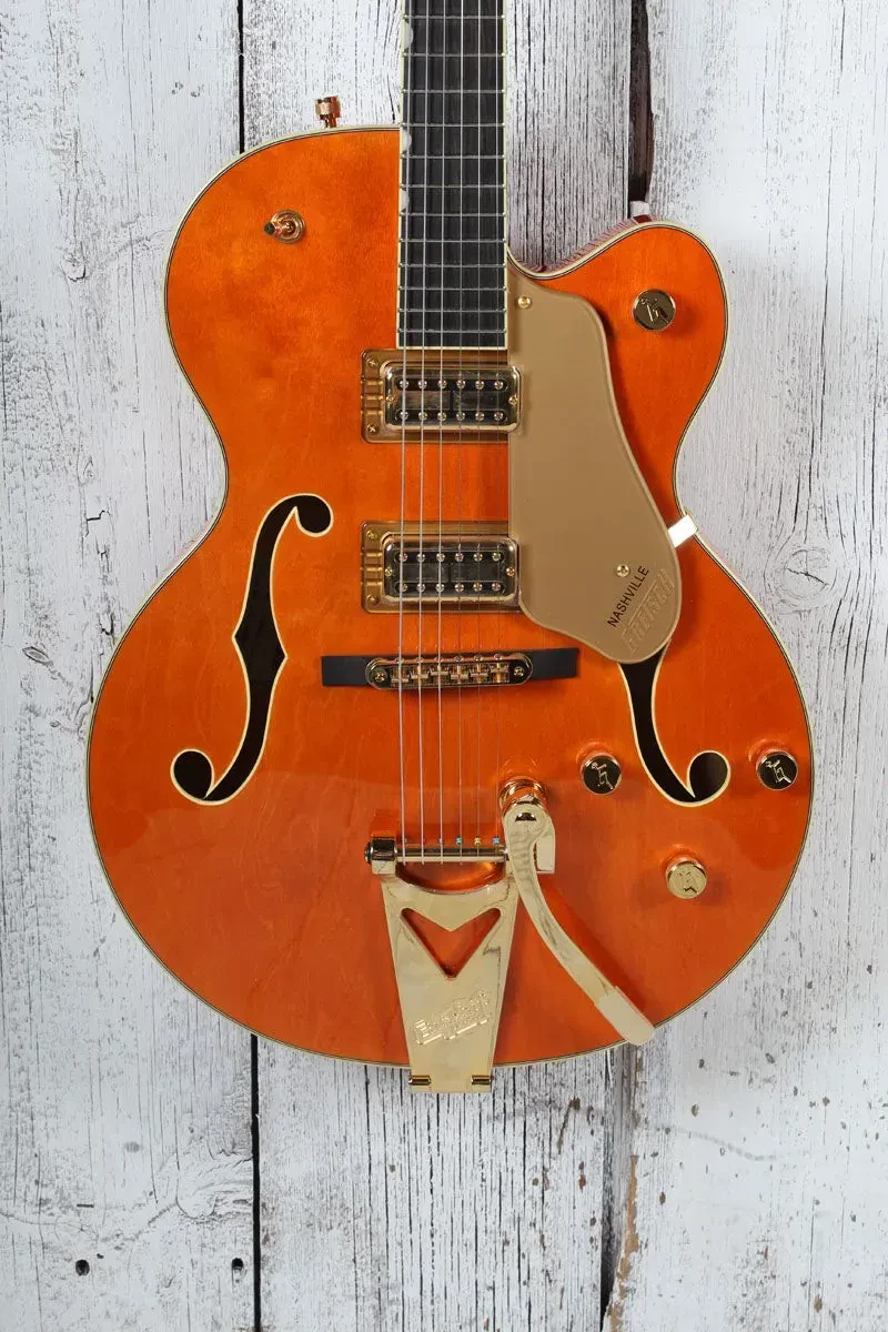 Gretsch Synchromatic Nashville Hollow Body Electric Guitar 50's Orange with Case
