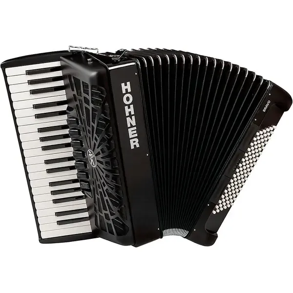 Аккордеон Hohner Bravo III 96 Accordion With Black Bellows Black