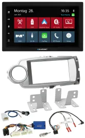 Автомагнитола Blaupunkt 2DIN Bluetooth DAB USB для Toyota Yaris 2011–2014 (совместима с кнопками на руле)