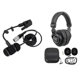 Микрофон для инструментов Audio-Technica PRO 35cW кардиоидный конденсаторный (набор) с наушниками