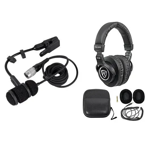 Микрофон для инструментов Audio-Technica PRO 35cW кардиоидный конденсаторный (набор) с наушниками