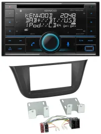 Kenwood CD 2DIN DAB USB MP3 Bluetooth Autoradio für Iveco Daily (ab 2014)