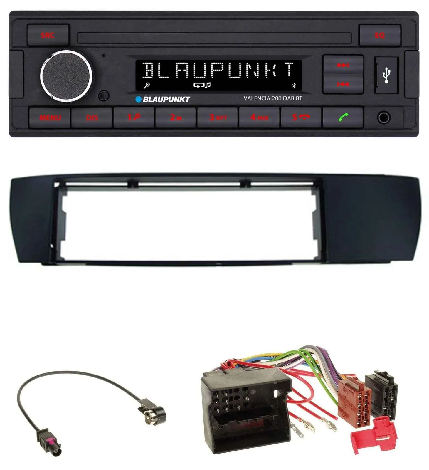 Автомагнитола для BMW X3 (E83 2004–2010) Blaupunkt DAB, MP3, Bluetooth, USB