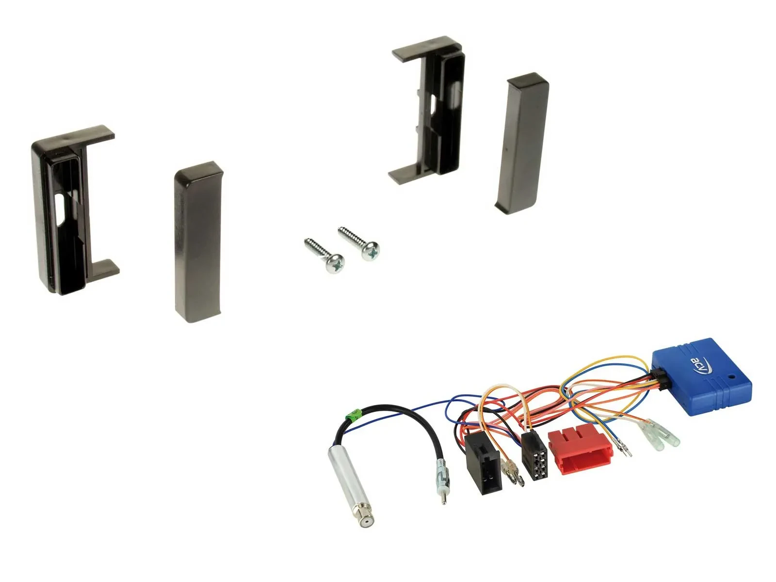 Radioeinbauset CAN-Bus DIN Autoradio für Audi TT 8N 1998-2006 schwarz