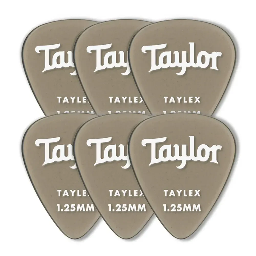 Медиаторы Taylor Premium Taylex Smoke Grey 1.25 (6 штук)