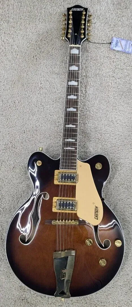 Gretsch G5422G-12 Electromatic Hollow-Body 12-String Guitar, Single Barrel Burst