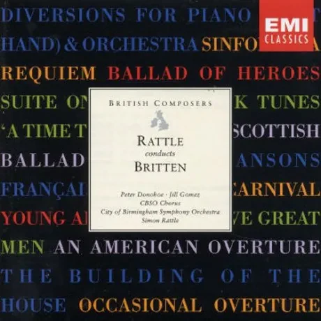 SIR SIMON RATTLE - Rattle Conducts Britten (2CD)