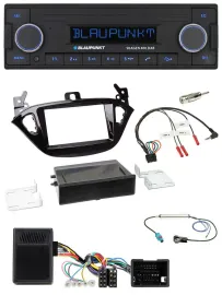 Blaupunkt DAB USB Bluetooth Lenkrad Autoradio für Opel Adam ab 2013 Corsa E Abla