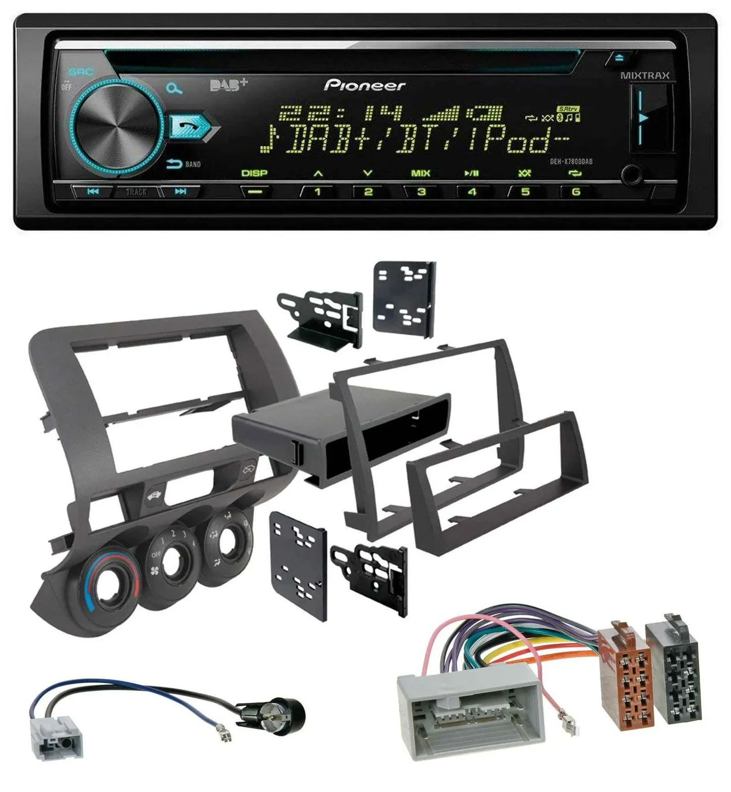 Pioneer DAB MP3 CD USB Bluetooth Autoradio für Honda Fit 06-07 nur US-Importe