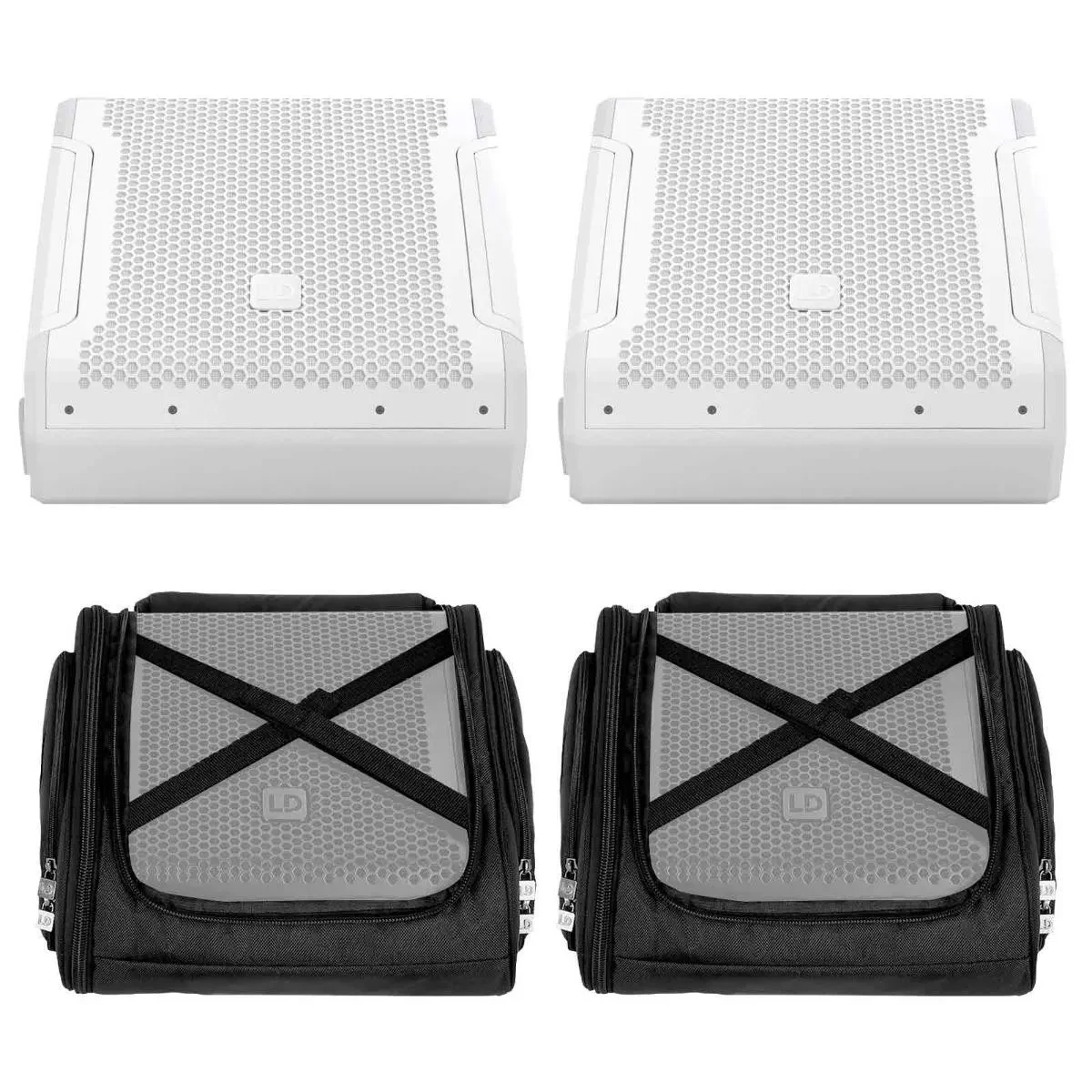 Сценический монитор LD Systems MON 8 A G3 W 8" белый (набор, 2 шт.) с чехлами