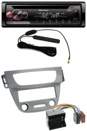 Автомагнитола для Renault Megane 3 Pioneer CD USB AUX DAB MP3 Quadlock 2009–2014 серый