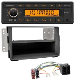 Continental 1DIN DAB MP3 AUX USB Autoradio für Kia Venga (YN, ab 2009)