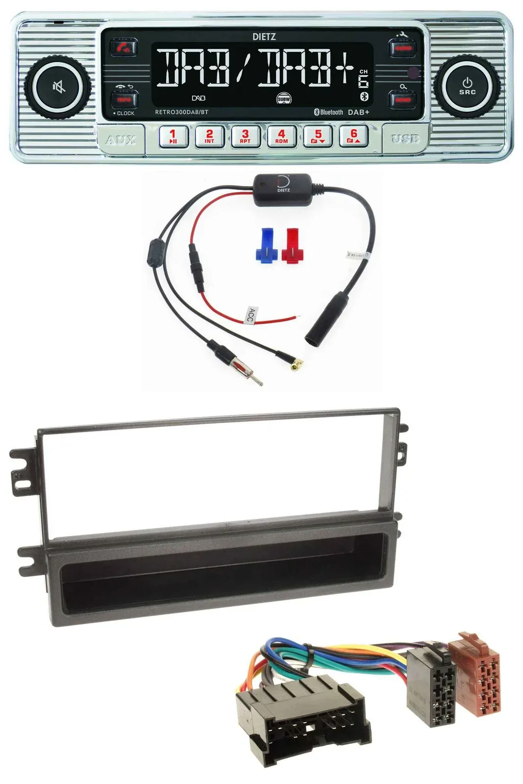 Dietz DAB USB MP3 Bluetooth Autoradio für Kia Carnival 01-06 Carens ab 03