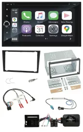 Blaupunkt 2DIN Bluetooth DAB USB DVD Lenkrad Autoradio für Opel Corsa C Tigra Ve